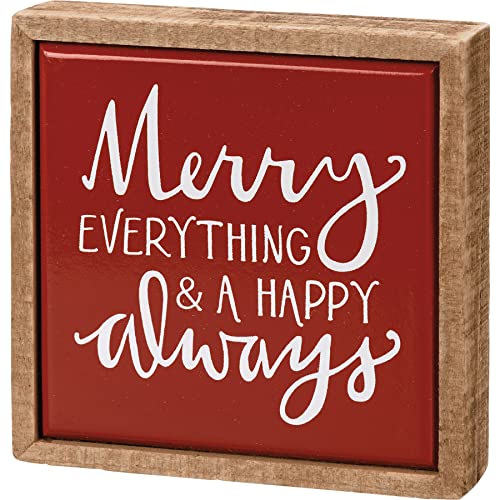 Box Sign Mini Merry Everything A Happy Always