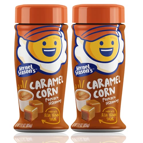 Caramel Popcorn Seasoning Bundle. Includes 2-3 Oz Bottles of Kernel ...