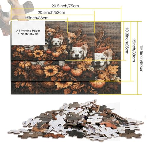 Puzzle 1000 piezas de perros para reducir el estrés con encaje perfecto 5