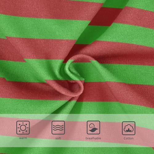 Red Green Stripe Toddler Girls's Underwear 2T3