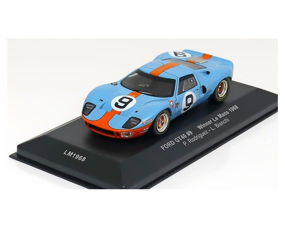 Amazon | イクソ(IXO) フォード GT40 ミニカー 1/43 Gulf ルマン24時間