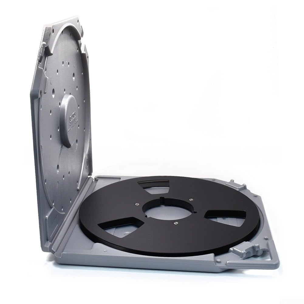 Caja de almacenamiento de cinta de carrete a carrete, caja de casete para cinta de audio, contenedor de almacenamiento de carrete de cinta magnética, caja de almacenamiento de grabadora de cinta