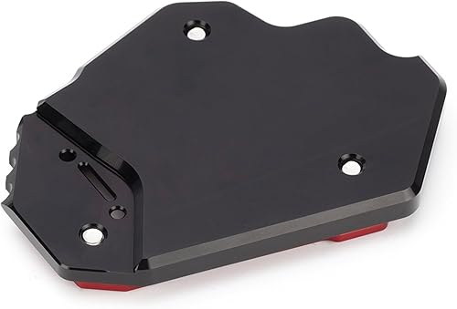 Miniatura 7 de MUZIZY Motorcycle Accessories for Ducati Monster 1200 1200S 1200R 821 Kickstand Side Stand Plate Pad Enlarge Extension Foot Plate Side Stand Pad