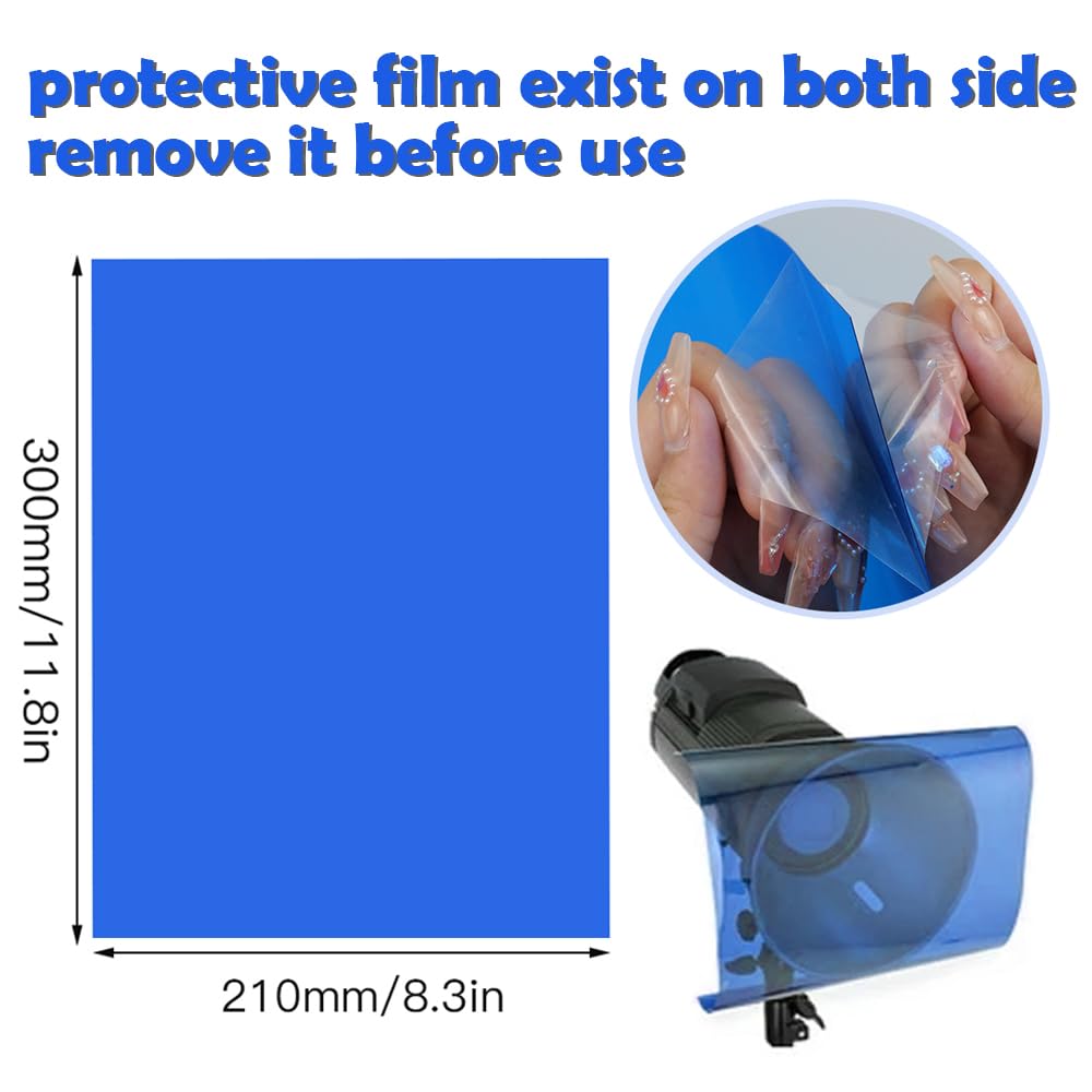 6-częściowy żel korekcyjny przezroczyste nakładki niebieski żel kolorowy filtr plastikowe arkusze do studia fotograficznego, stroboskopowa lampa wideo LED, 29,7 x 21 cm