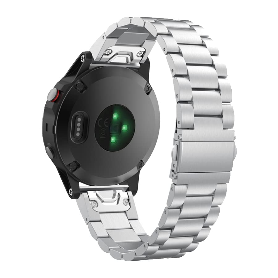 Correa de reloj de acero inoxidable para sustituir de forma rápida la banda de tu Garmin 935