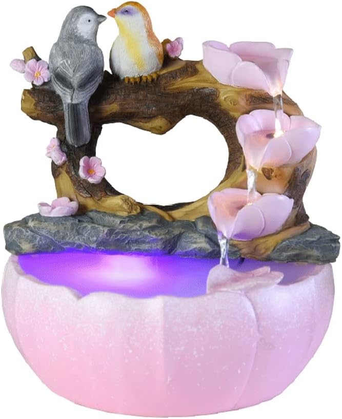 Fountain Tabletop Indoor Tabletop Waterfall Fountain Tabletop Fountain Interior Desktop Decor Atomizing Fountain Living Room Bedroom Decoration Water Fountain Office Desk Lucky Waterfall Fountain Medi