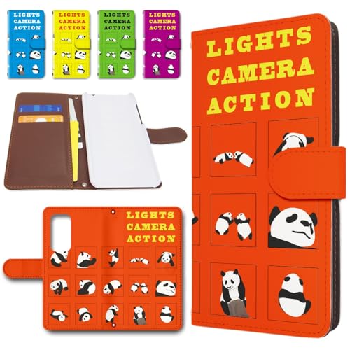 OPPO A5 (5G) CPH2735 �P�[�X �蒠�^ �X�}�z�P�[�X ���U�[�� �J�o�[ �J���������� �p���_ Lights Camera Action [�f�U�C��A/���b�h] �I�b�|A5 �g�����h�Q�[�g dc-1606