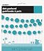 9ft Paper Teal Circle Garland