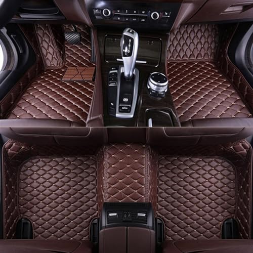 Tapis de Sol Nissan Patrol Y62 Cuir Accessoire Voiture Moquette Marron