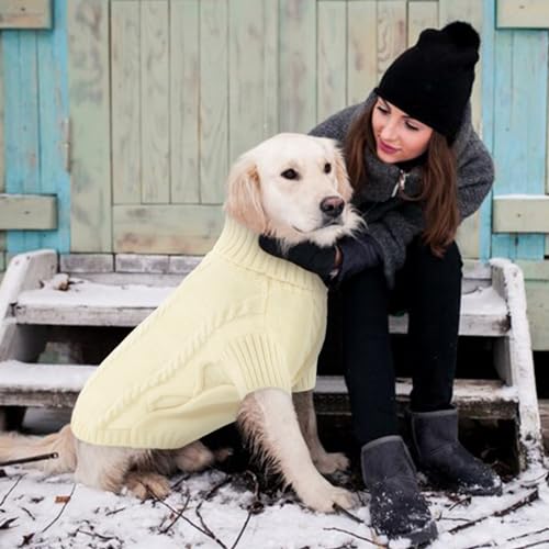 Image of Queenmore Small Dog Sweater for Small Dogs Girl, Winter Dogs /Cats Pullover