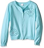 Gymboree Girls' Blue Cardigan with Floral Detail
