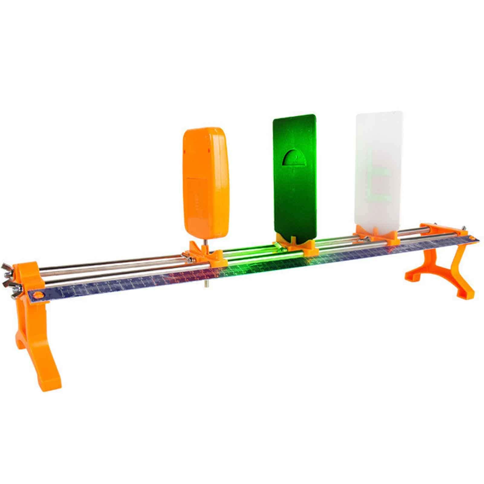 Physikalische Optik-Set, komplettes optisches Laborbank-Set, Lehrmittel für Physikexperimente, komplettes Zubehörset für den Unterricht