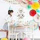 iZoeL Tortendeko Einschulung Schulkind Girlande Schulanfang Kuchendeko Zuckertüte Kuchen Deko ABC 123 Ballon Tortenaufsätze Torten Cupcake Muffin Topper für Junge Mädchen (Bunt Schulkind)