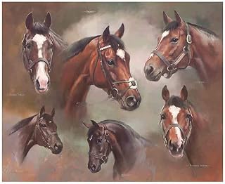 The Frankel Sire Line – by Jacqueline Stanhope. A signed and numbered limited edition print on 385gsm fine art canvas.