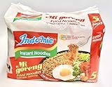 Indomie Mi Goreng Instant Stir Fry Noodles, Halal Certified, Original Flavor (Pack of 5)