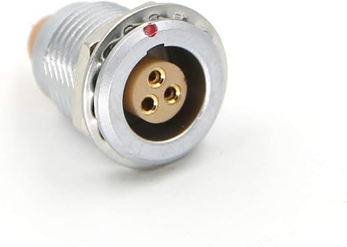 1B 3Pin Panel Mount Socket Egg Push Pull self Locking Solder Connector