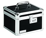 Vaultz Locking DVD and Video Game Lock Box, 9.25 x 7.25 x 9.75 Inches, Black (VZ01047)