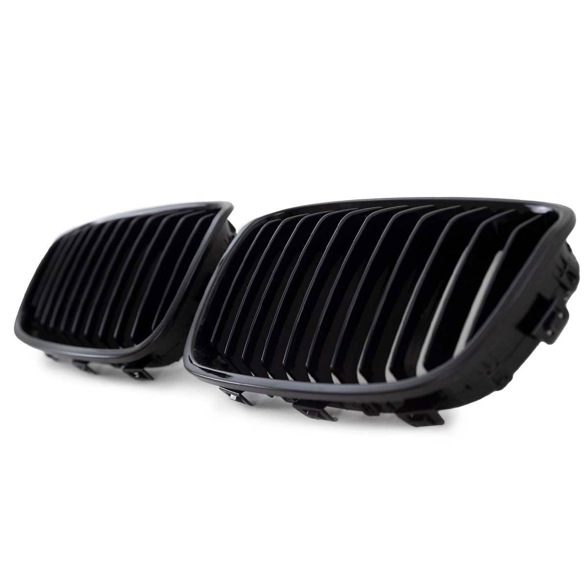 DM Autoteile Set Performance Kühlergrill kompatibel für BMW 1er F20 F21 Bj 11-15 schwarz glanz