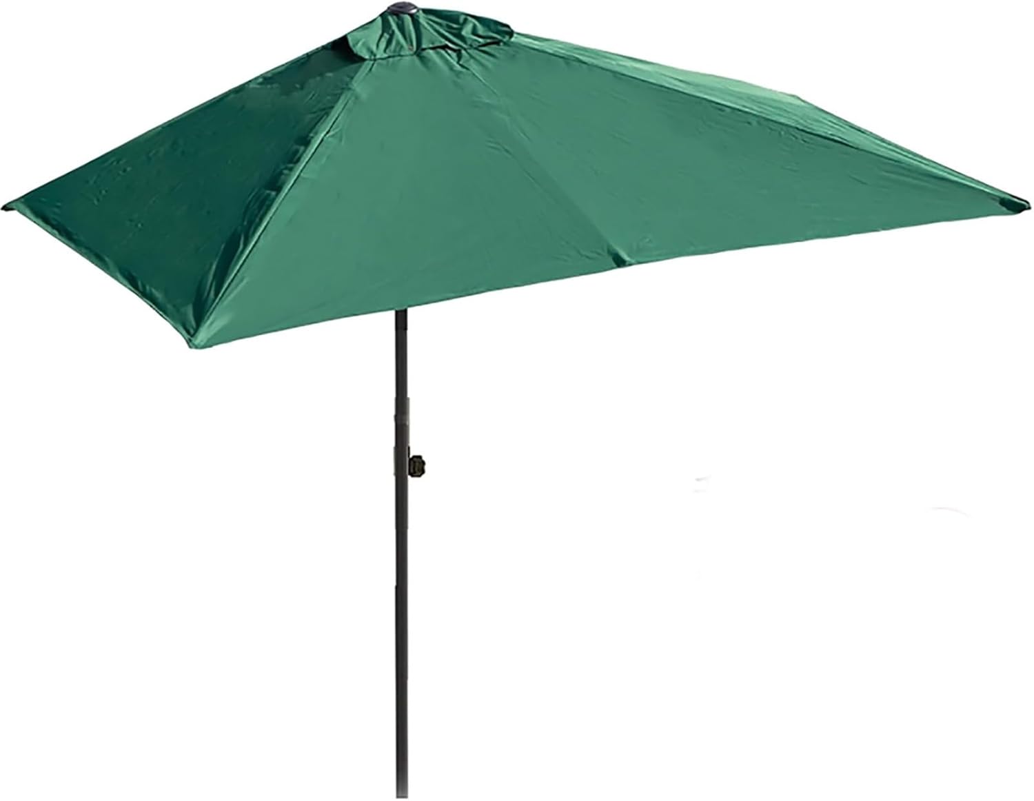 Parasol Half Round,Outdoor Umbrella,Rectangular Patio Umbrella for Market, Terrace, Beach, Outdoor Restaurant(without base)(Green,250x130CM)