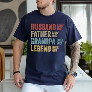 Personalized Grandpa T-Shirt, Legend Husband Dad Papa Grandpa Shirt, Fathers Day Shirts, Custom Grandpa Gifts, Men Shirt Personalized Grandpa T Shirt Legend Husband Dad Papa Grandpa Shirt Fathers Day Shirts Custom Grandpa Gifts Men Shirt