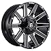 FUEL 1PC CONTRA GLOSS BLACK MILLED CONTRA 22x12 8x170.00 GLOSS BLACK MILLED (-44 mm) AUTOMOTIVE RIM