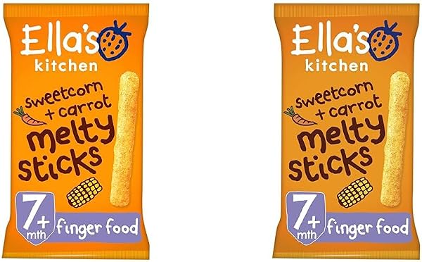Ella's Kitchen Organic Tomato & Basil Melty Sticks (5 x 16g) - 3