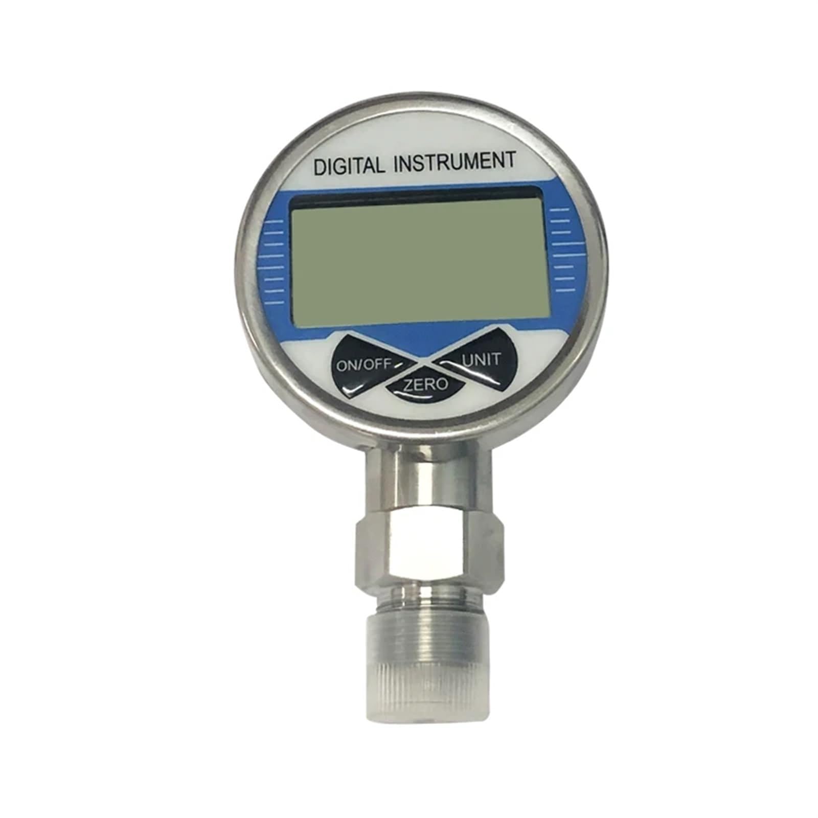 Medidor de presión de aceite con pantalla Digital de 2 pulgadas y 60mm, medidor de presión de aceite y agua de Gas de 60Mpa con batería de 3V(0-10Mpa)