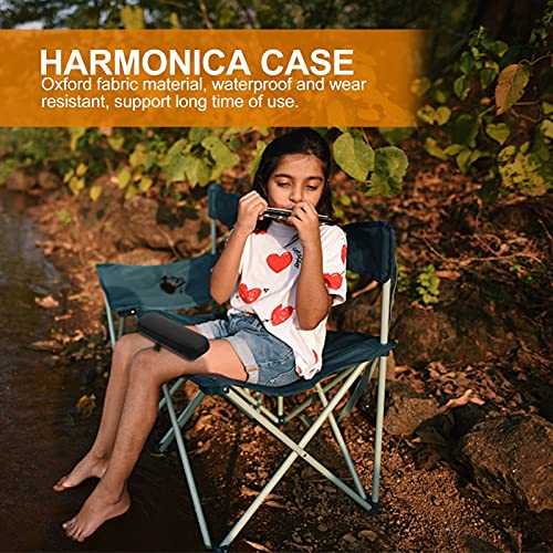 FARUTA Étui de transport pour harmonica avec fermeture éclair pour harmonica portable Sac de rangement pour harmonica et… - Les Beatles, Paul McCartney, John Lennon, RIngo Starr, George Harrison FARUTA Étui de transport pour harmonica avec fermeture éclair pour harmonica portable Sac de rangement pour harmonica et… – Image 7