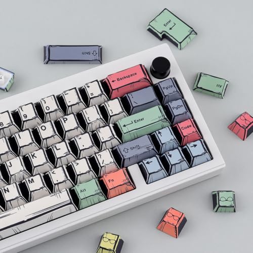 Touches violettes Tsungup PBT MOA pour clavier mécanique 60% 75% - 4