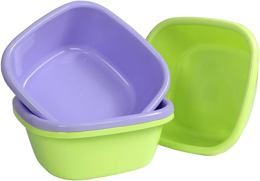 Pekky 12 Qt Dishpan Basin, Set of 4, R/F