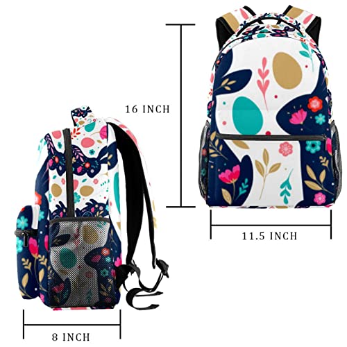 Mochila de Conejos florales para camping y escapadas de campo 2