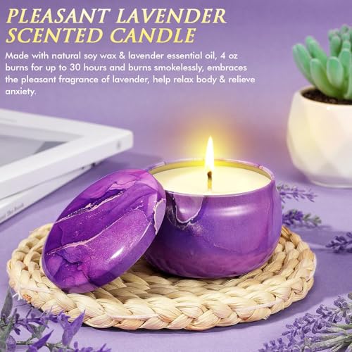 birthday gifts for women self care gifts get well soon gifts lavender relaxing spa gifts basket care package w flannel blanket 40 oz tumbler christmas gifts for mom wife grandma friends sisters her