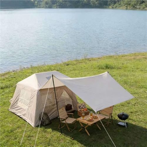 Carpa inflable portátil para camping, impermeable 4 estaciones miniatura 1