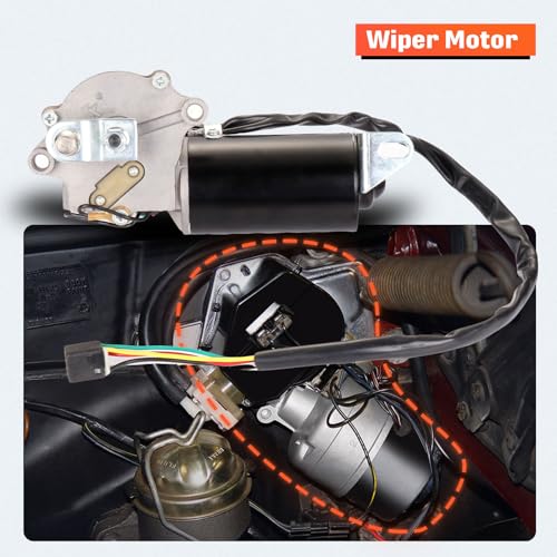 Image of Windshield Wiper Motor Replacement fit for 1987-1995 for Jeep Wrangler OE 56030005 620-00727 WPM432