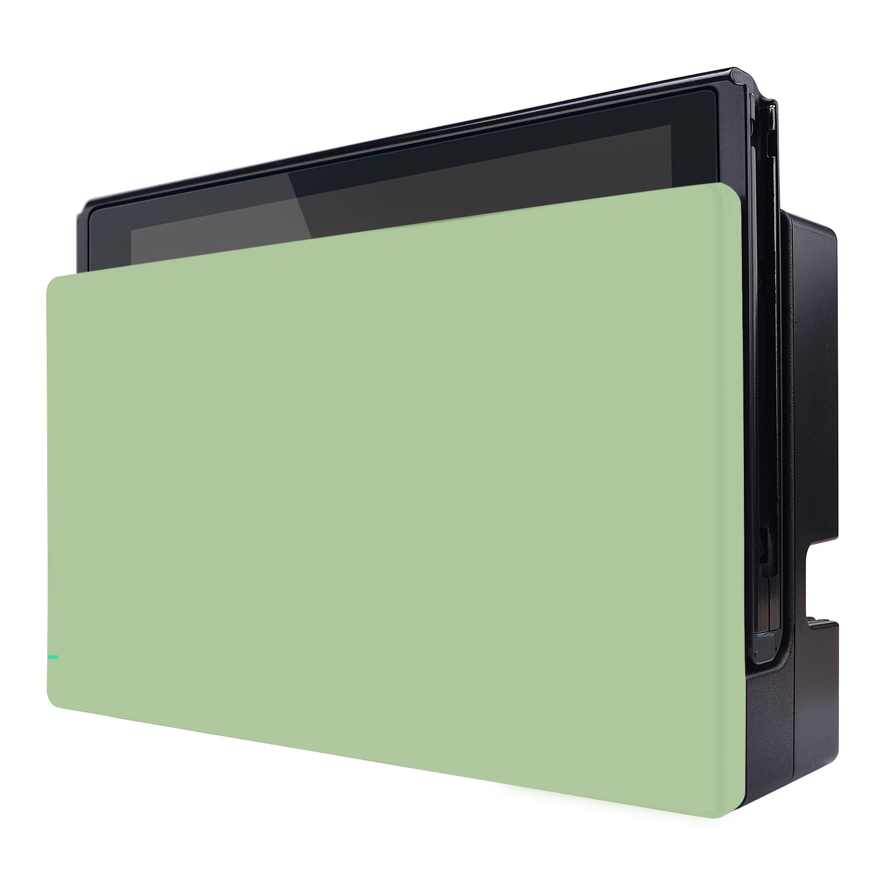 eXtremeRate Cover Ricambio per Nintendo Switch Dock,Custodia Scocca Copertura Case per Nintendo Switch,Senza Dock-Matcha Verde