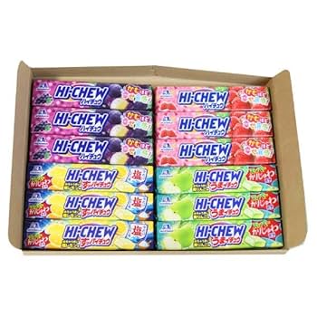 Amazon.co.jp: 森永製菓 HI-CHEW4種〈ハイチュウ2種・うま
