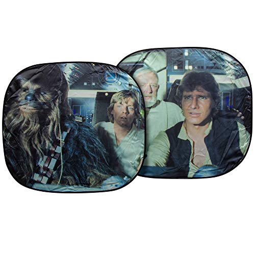 Pare-soleil auto Star Wars Millennium Falcon Magic Spring rideau vitre arrière