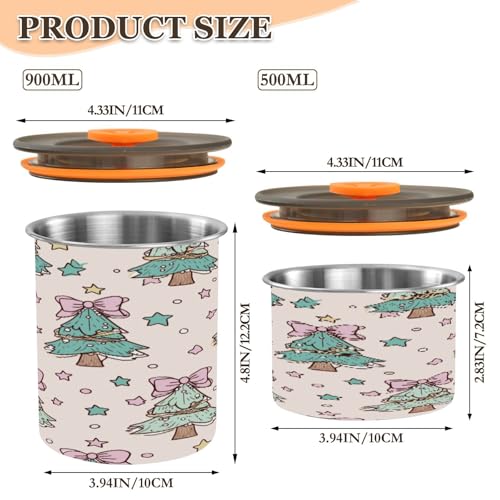 ATTX Lata Café de Acero Inoxidable 500 ml con Tapa Hermética miniatura 2
