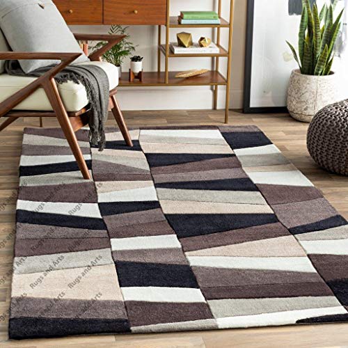 Rugs & Arts beautifully Designed Cut Pile Hand Woven Tufted HandMade Woolen Carpet for Living Room Bedroom and Hall Size 6 x 8 Feet Color Multi (B0B7GHH1P7) Amazon Price History, Amazon Price Tracker