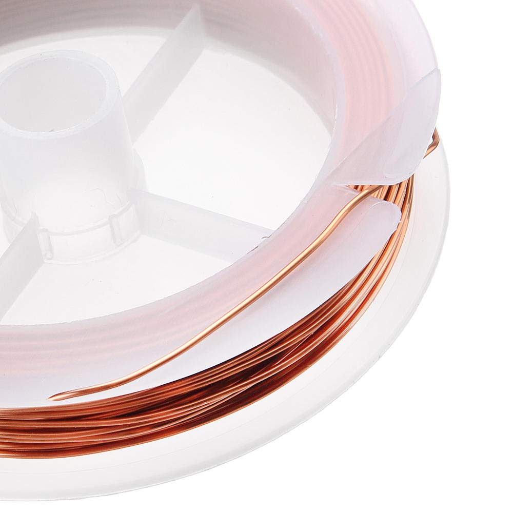 TOSSPER 1 Stück Lackierter Kupferdraht 0,1mm X 11m – Magnetdraht Für Spulen, Relais & Transformatoren