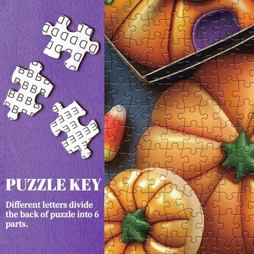 Halloween Candy Donut Puzzle for Adults 1000 Pieces, Holiday Autumn Pumpkin Jigsaw Puzzle, Fall Cookie Ghost Spider Puzzle - image 7
