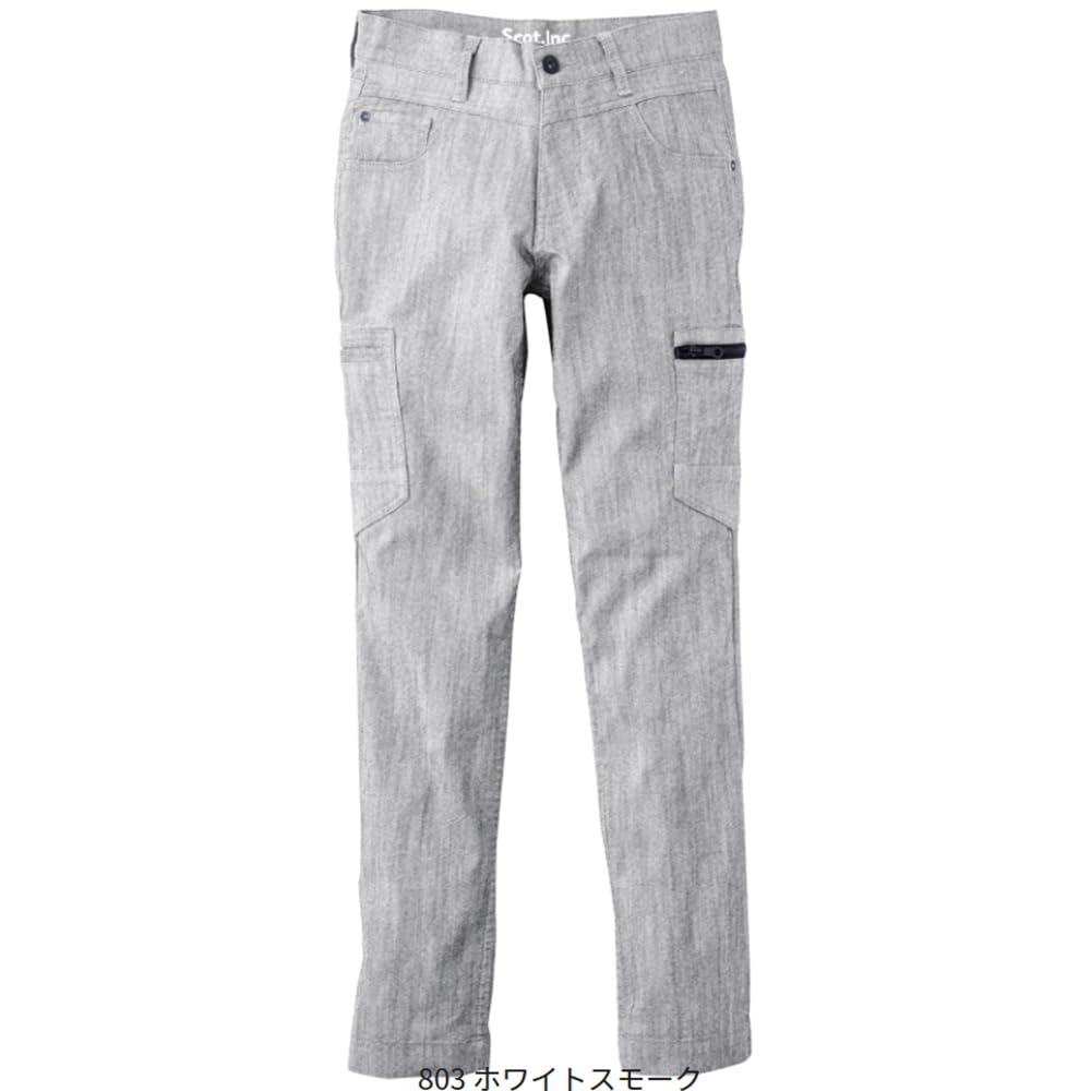 Amazon.co.jp: Scot.Inc レディースストレッチパンツ ホワイトスモーク