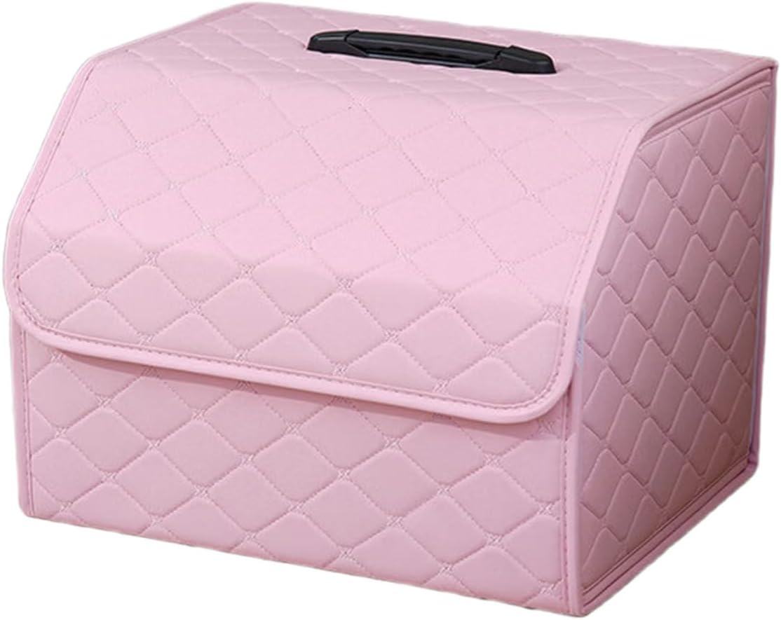 Multiple Compartment Car Trunk Organizers Space Saving Car Trunk Storage Leather Box Improves Orderliness Organizers