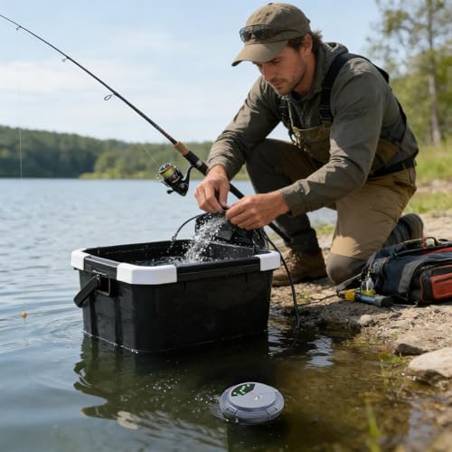 Pompe aérateur pour étangs étanche pour purifier l'eau du jardin