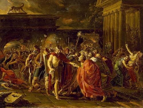 Peinture sur toile Marius de François Gérard pour créer un salon style nordique