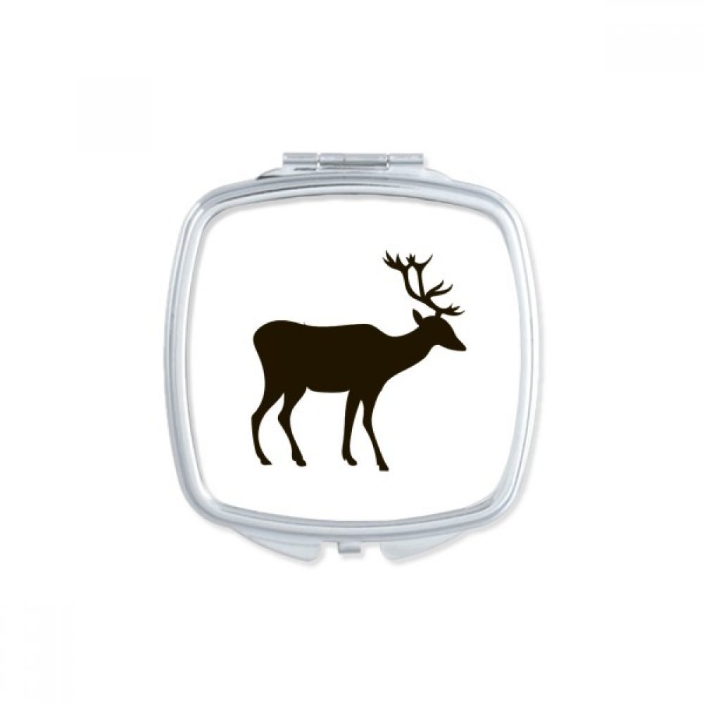 Miroir de maquillage compact motif animal pour des retouches faciles durant vos sorties