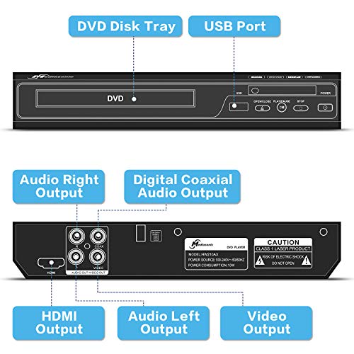Mediasonic-CD-DVD-Player--Upscaling-1080P-All-Region-DVD-Players-for-Home-with-HDMI-AV-Output-USB-Multimedia-Player-Function-High-Speed-HDMI-20-AV-Cable-Included-HW210AX