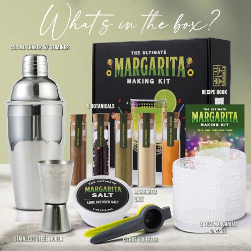 Margarita Gifts for Women - Cocktail Kit - 5 Botanicals - Lime Infused Salt - image 2