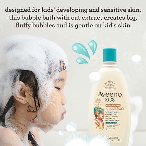 Image of Aveeno Kids Bubble Bath Sensitive Skin 19.2 Ounce