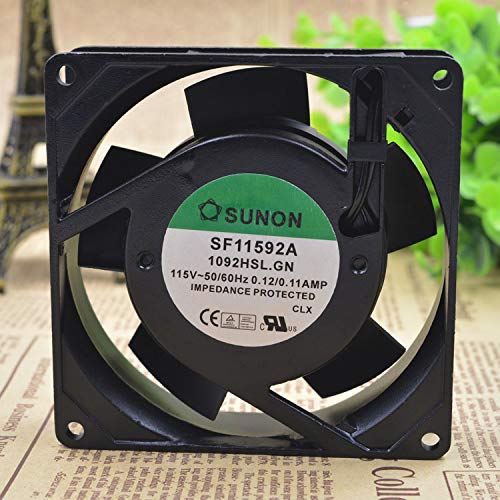 Sunon SF11592A 1092HBL.GN 92mm x 92mm x 25mm 110-120 Volt AC Cooling Fan